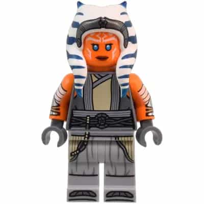 Ahsoka Tano (Adult) - Printed Arms, Light Bluish Gray Legs