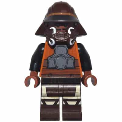 Lando Calrissian - Skiff Guard, Dark Brown Printed Legs