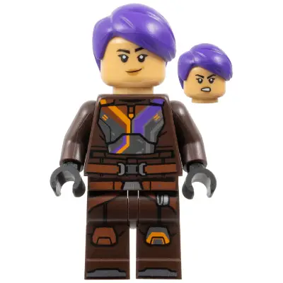 Sabine Wren - Dark Brown Armor, Dark Purple Hair