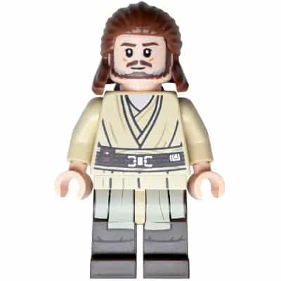 Qui-Gon Jinn - Dark Brown Legs and Beard