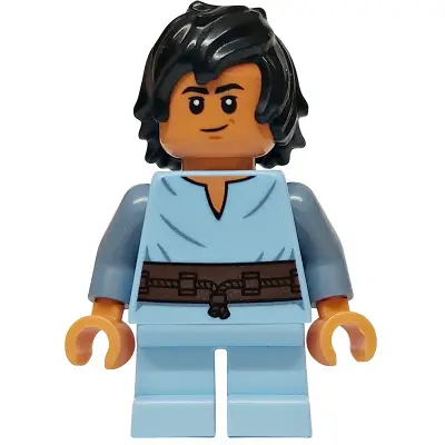 Boba Fett, Young - Bright Light Blue Shirt