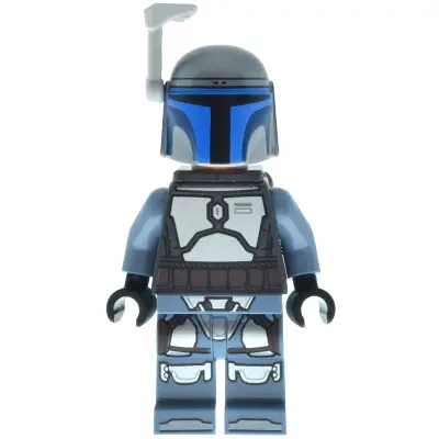 Jango Fett - Nougat Head, Plain Arms, Helmet with Black Detail Lines on Right Side