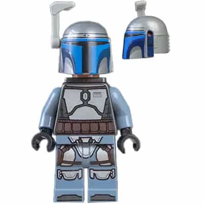 Jango Fett - Nougat Head, Plain Arms, Helmet with Black Detail Lines on Left Side