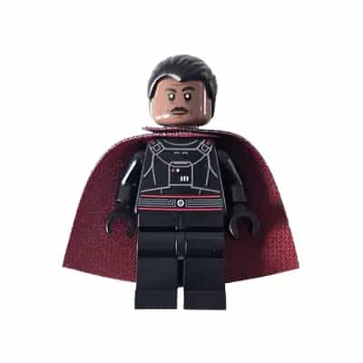 Moff Gideon - Cape, Medium Brown Head