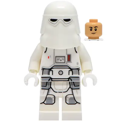 Snowtrooper - Male, Printed Legs, White Hands