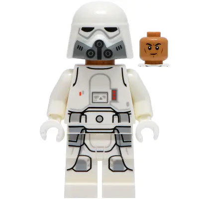 Imperial Remnant Snowtrooper - Medium Nougat Head
