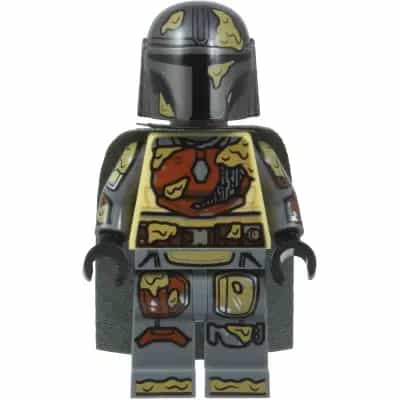 The Mandalorian / Din Djarin / 'Mando' - Brown Durasteel Armor, Printed Arms, Dark Tan Mud Splotches