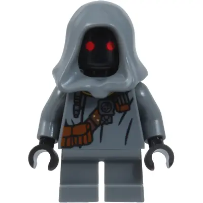 Jawa - Dark Bluish Gray Offworld Outfit, Strap with Pouches, Necklace and Pendants (Elder)