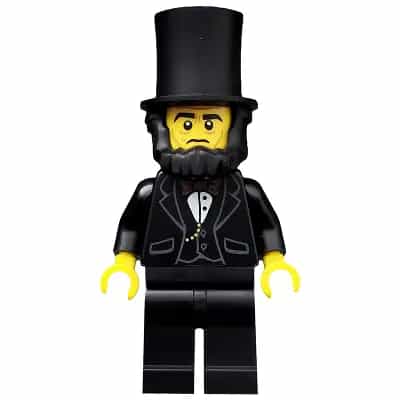 Abraham Lincoln, The LEGO Movie (Minifigure Only without Stand and Accessories)
