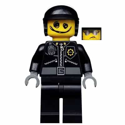 Scribble-Face Bad Cop, The LEGO Movie (Minifigure Only without Stand and Accessories)