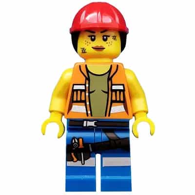 Gail the Construction Worker, The LEGO Movie (Minifigure Only without Stand and Accessories)