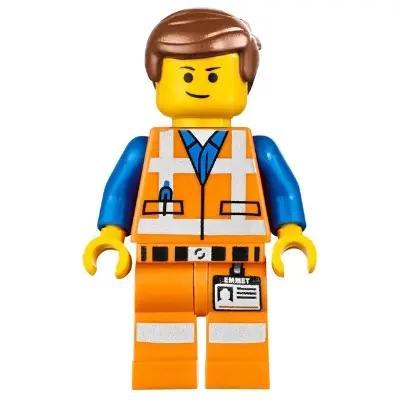 Emmet - Lopsided Closed Mouth Smile, without Piece of Resistance