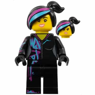 Lucy Wyldstyle with Magenta Lined Hoodie