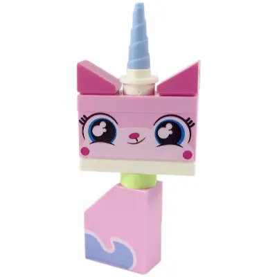 Unikitty - Sitting, Lopsided Grin