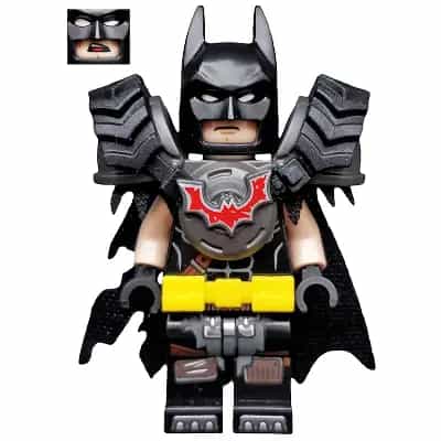 Batman - Battle Ready, Tire Armor, Tattered Cape, Yellow Utility Belt