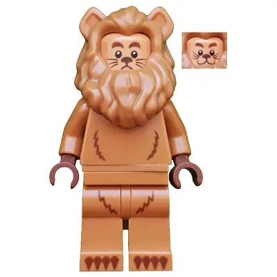 Cowardly Lion, The LEGO Movie 2 (Minifigure Only without Stand and Accessories)