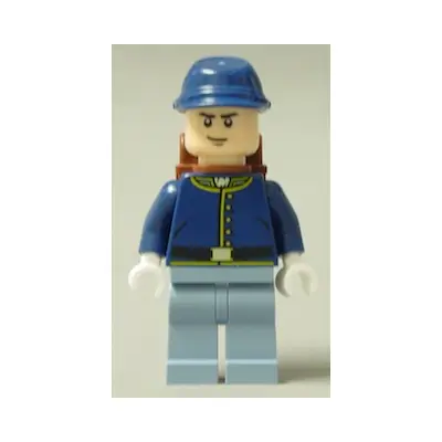 Cavalry Soldier - Backpack, Black Eyebrows, Crooked Smile