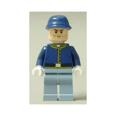 Cavalry Soldier - Brown Eyebrows, Stubble