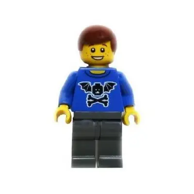 LEGO Brand Store Male, Bat Minifigure Head with Wings and Crossbones - Costa Mesa, CA (South Coast Plaza)