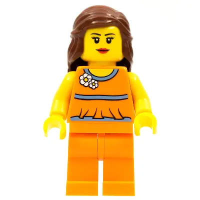 LEGO Brand Store Female, Orange Halter Top - Toronto, Canada (Fairview Mall)