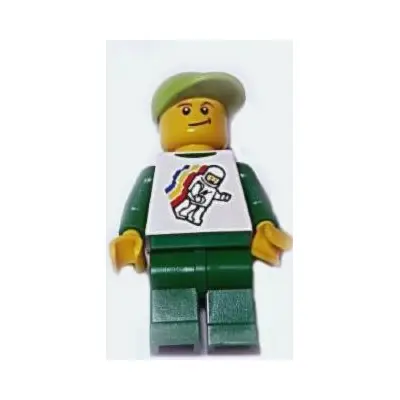LEGO Brand Store Male, Classic Space Minifigure Floating - Peabody