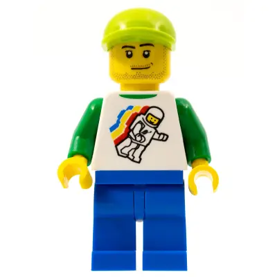 LEGO Brand Store Male, Classic Space Minifigure Floating - (no back printing) {Manchester}