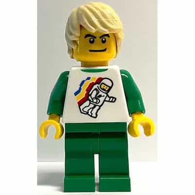 LEGO Brand Store Male, Classic Space Minifigure Floating - Gurnee