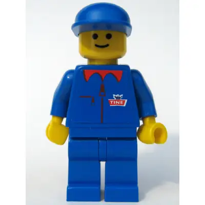 Tine Milk - Blue Torso (Stickers), Blue Legs, Blue Cap