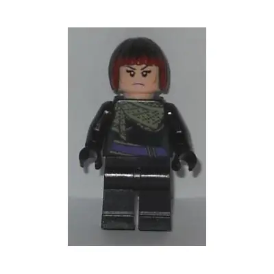 Karai - Scarf and Dark Red Hair Highlights (Movie Version)