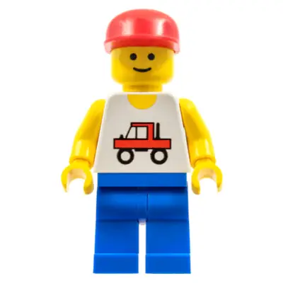 Trucker - Blue Legs, Red Cap