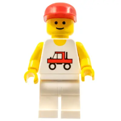Trucker - White Legs, Red Cap