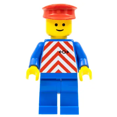 Red & White Stripes - Blue Legs, Red Hat