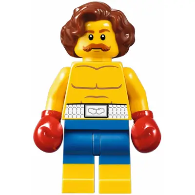 Boxer, Wavy Reddish Brown Hair