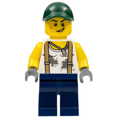 Mechanic - Dark Green Cap, Dark Blue Legs