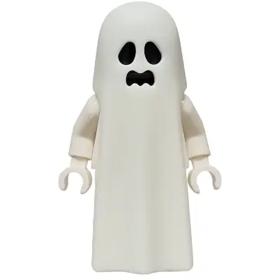 Ghost with Wavy Mouth