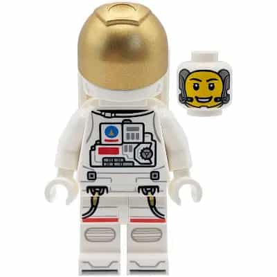 Space Shuttle Astronaut - Male, White Suit with Blue Logo, Balaclava