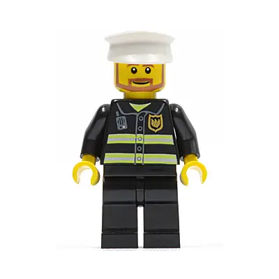 Fire - Reflective Stripes, Black Legs, White Hat