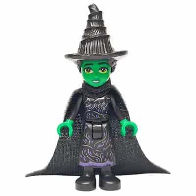 Elphaba - Mini Doll, Black Dress, Cape, Hat