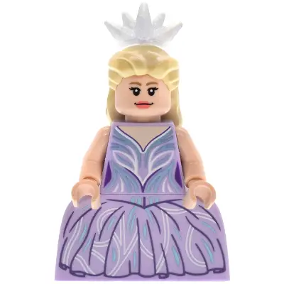 Glinda - Minifigure, Lavender Dress, Wide Skirt (Panniers)