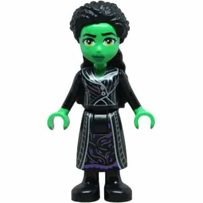 Elphaba - Mini Doll, Black Coat over Dress