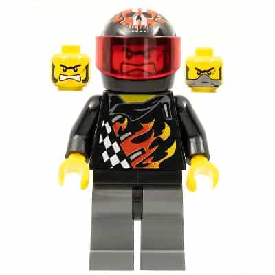 Backyard Blaster 1 (Bart Blaster) - Standard Helmet, Trans-Red Visor