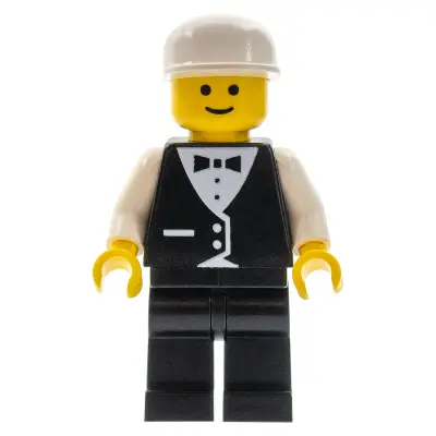 Town Vest Formal - Race Official, White Cap