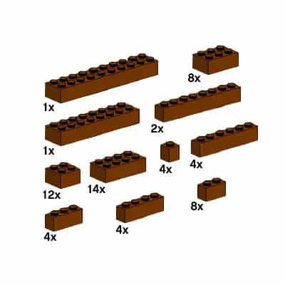 Assorted Brown Bricks