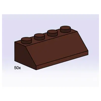 2x4 Roof Tiles Steep Sloped Brown