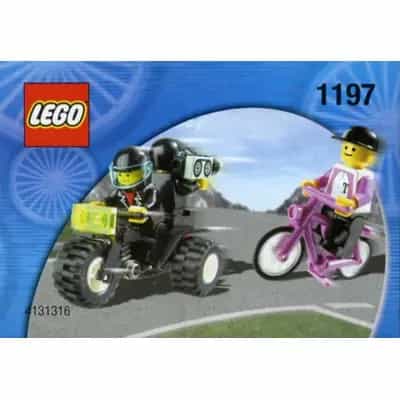 Telekom Race Cyclist and Television Motorbike