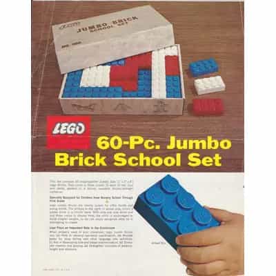 Jumbo Brick School Set