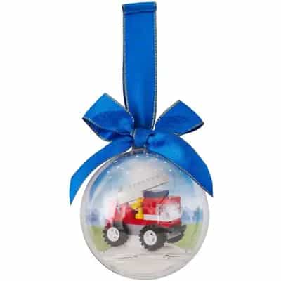 Fire Truck Holiday Bauble