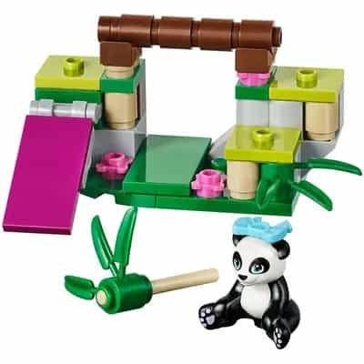 Panda i bambus