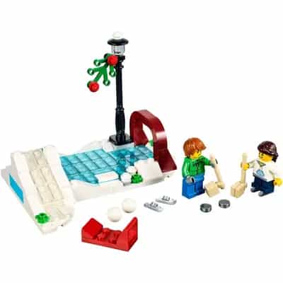 Winter Skating Scene