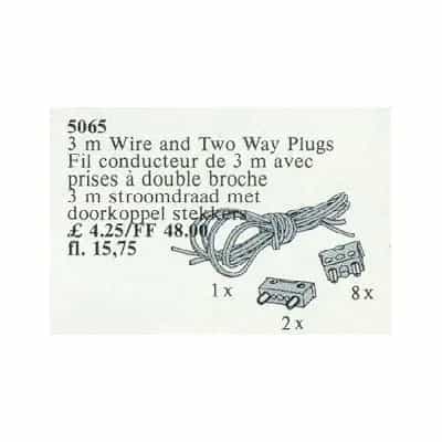 Two-Way Plugs and Cable 3.0 m